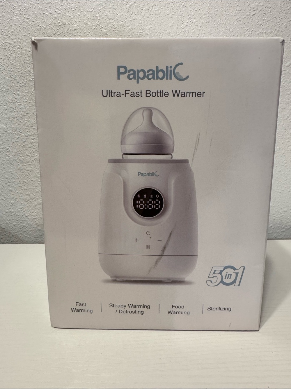 🍼 Papablic Ultra-Fast Bottle Warmer – 5-in-1 Baby Bottle Warmer